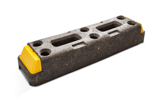 Temporary Fence Base – OxBlock Hi-Visibility 53 lb Stands (42 per Pallet)