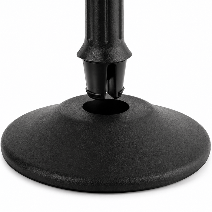 US Weight Sentry Stanchion, Black HDPE Post, Black 6.5' ft. Belt (2-Post)