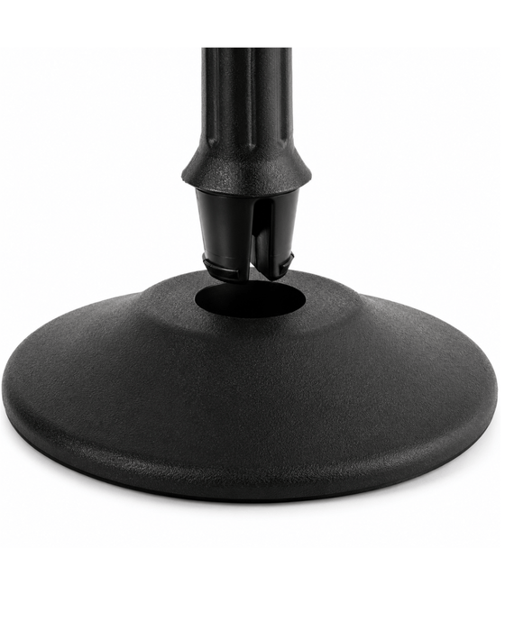 US Weight Sentry Stanchion, Black HDPE Post, Black 6.5' ft. Belt (2-Post)