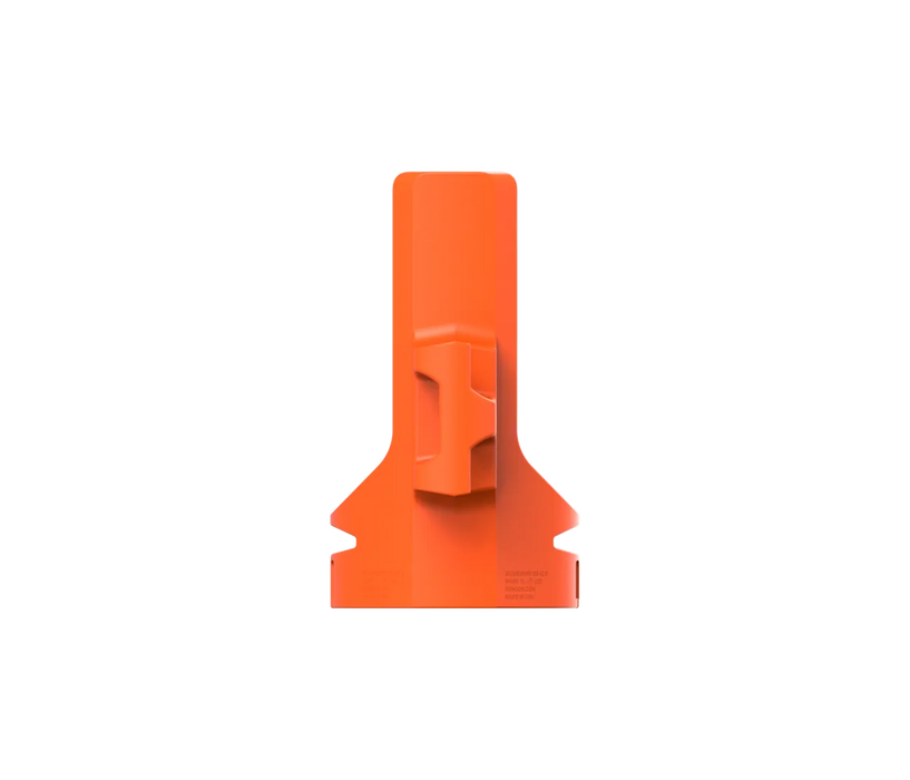 Guardsafe 42P barricade end view showing the pin connection