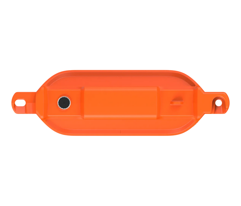 Guardsafe 42P barricade top view showing the threaded fill port and connection lugs