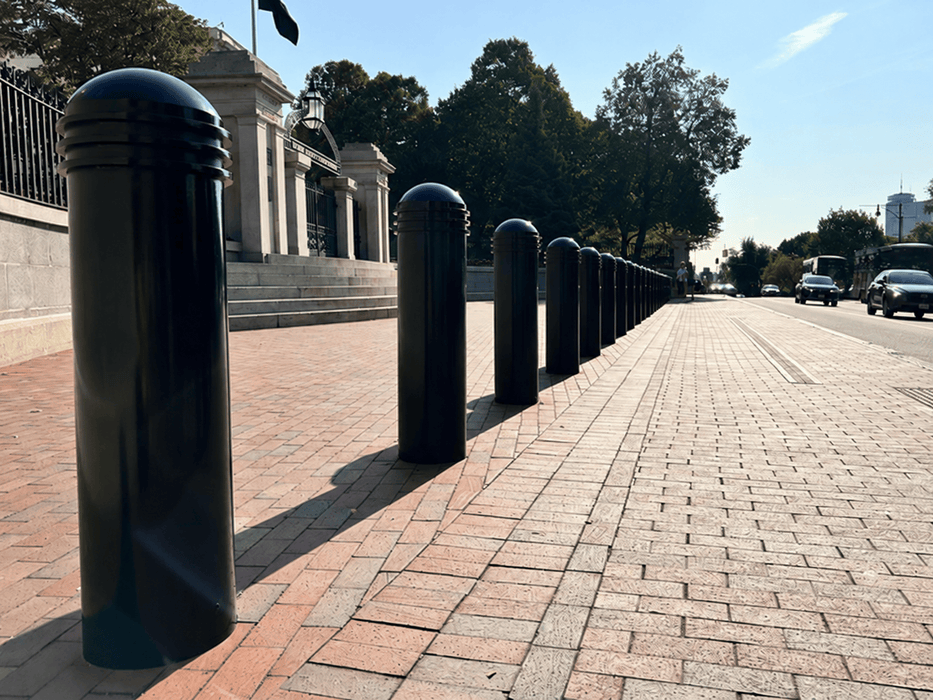 Crash-Rated Shallow Mount Anti-Ram Security Bollards for Perimeter & Building Protection M30/P1  | Global Grab Hornet