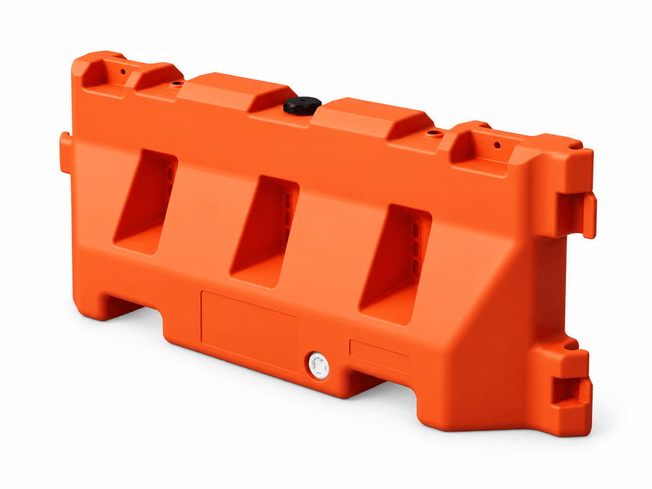 Water-Filled Jersey Barrier 32" H x 72" L, Interlocking - OTW 32x72