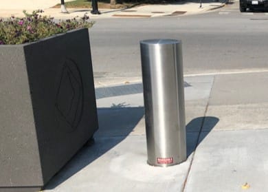 Crash-Rated Shallow Mount Anti-Ram Security Bollards for Perimeter & Building Protection M30/P1  | Global Grab Hornet