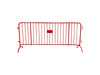 Red Crowd Control Bike Rack Barricade – CrowdMaster Plus with Bridge Feet, product code BARR-PLUS-RD-Bridge-Feet