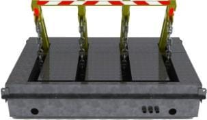 Crash-Rated Automatic Retractable Anti-Ram “Finger Wedge” Barrier for Vehicle Access Control M50/P1  | Global GRAB RSS-2000