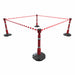 Skipper 36 m (118 ft) Retractable Post & Base Barrier Kit – 4 Posts & 4 Skippers (KIT05) - image 3
