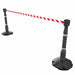 Skipper 9 m (30 ft) Free-Standing Retractable Post & Base Barrier Kit – 2 Posts, 1 Skipper & 1 Dummy (KIT10) - image 4