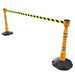 Skipper 9 m (30 ft) Free-Standing Retractable Post & Base Barrier Kit – 2 Posts, 1 Skipper & 1 Dummy (KIT10) - image 5