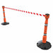 Skipper 9 m (30 ft) Free-Standing Retractable Post & Base Barrier Kit – 2 Posts, 1 Skipper & 1 Dummy (KIT10) - image 1