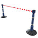 Skipper 9 m (30 ft) Free-Standing Retractable Post & Base Barrier Kit – 2 Posts, 1 Skipper & 1 Dummy (KIT10) - image 3