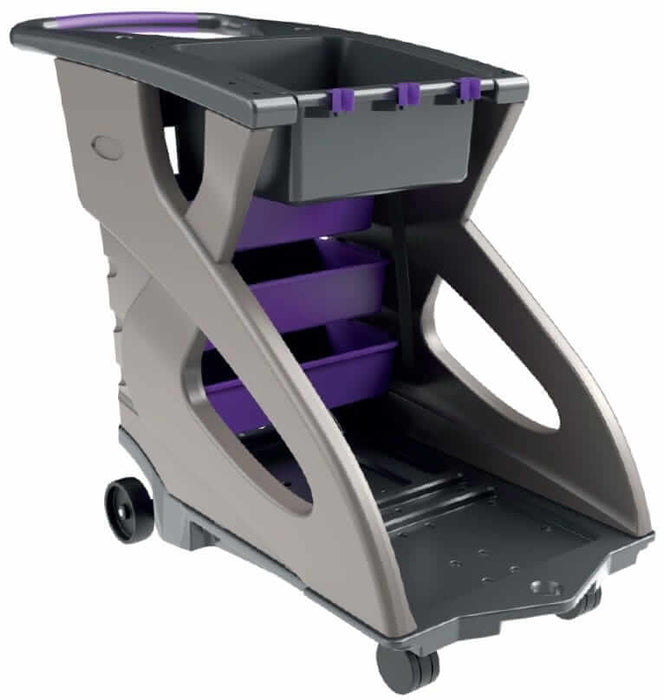 Skipper Janitorial Accessory Pack for Unicart – Bin, Tray & 3 Drawers - image 4