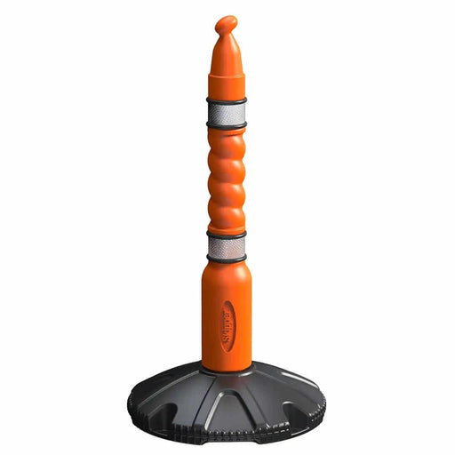 Skipper Post & Base System – 39 in. Retractable Barrier Stanchion with Water-Fill Base - image 1