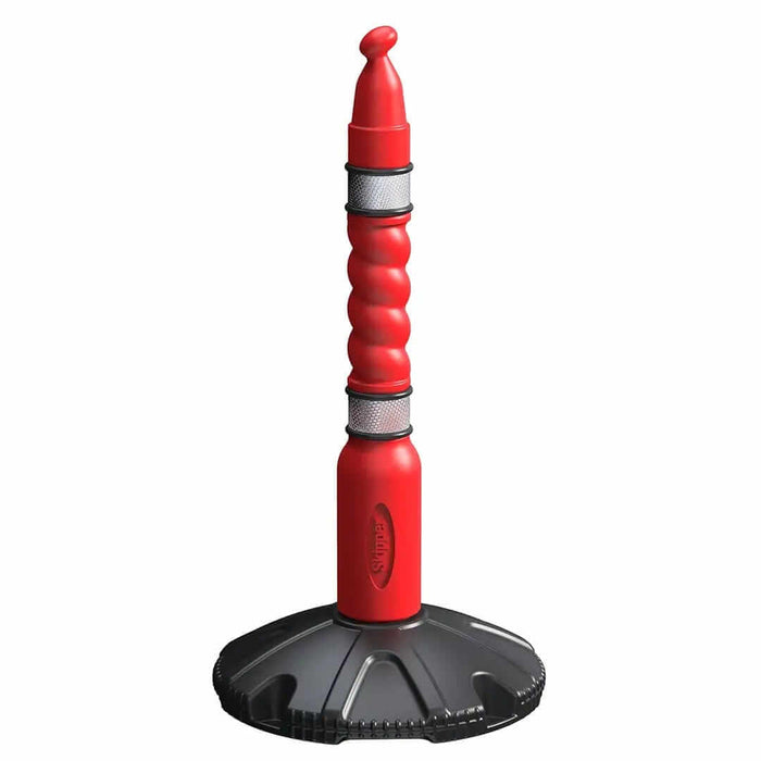 Skipper Post & Base System – 39 in. Retractable Barrier Stanchion with Water-Fill Base - image 6