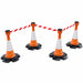 Skipper Retractable Safety Barrier Unit – 30 ft Cone Top Tape Barrier - image 19