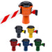 Skipper Retractable Safety Barrier Unit – 30 ft Cone Top Tape Barrier - image 21