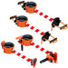 Skipper XS Retractable Barrier Unit – 30 ft Wall & Surface Mount Tape Barrier - image 5