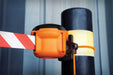 Skipper XS Retractable Barrier Unit – 30 ft Wall & Surface Mount Tape Barrier - image 7