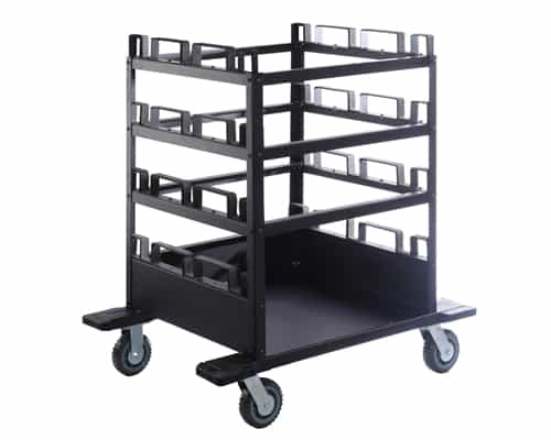 12 Post Storage Cart - BarrierHQ.com