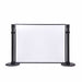 4' ft. - Standard Height Panel - W48" x H34", Black, Frosted Acrylic - BarrierHQ.com
