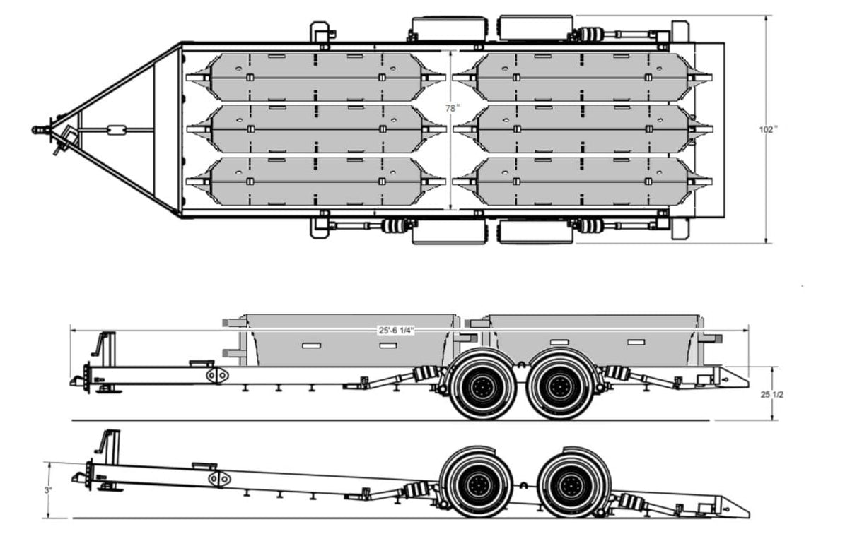 Antiram Mobile Vehicle Barrier, 10’ ft. “The Enforcer 1350RVB