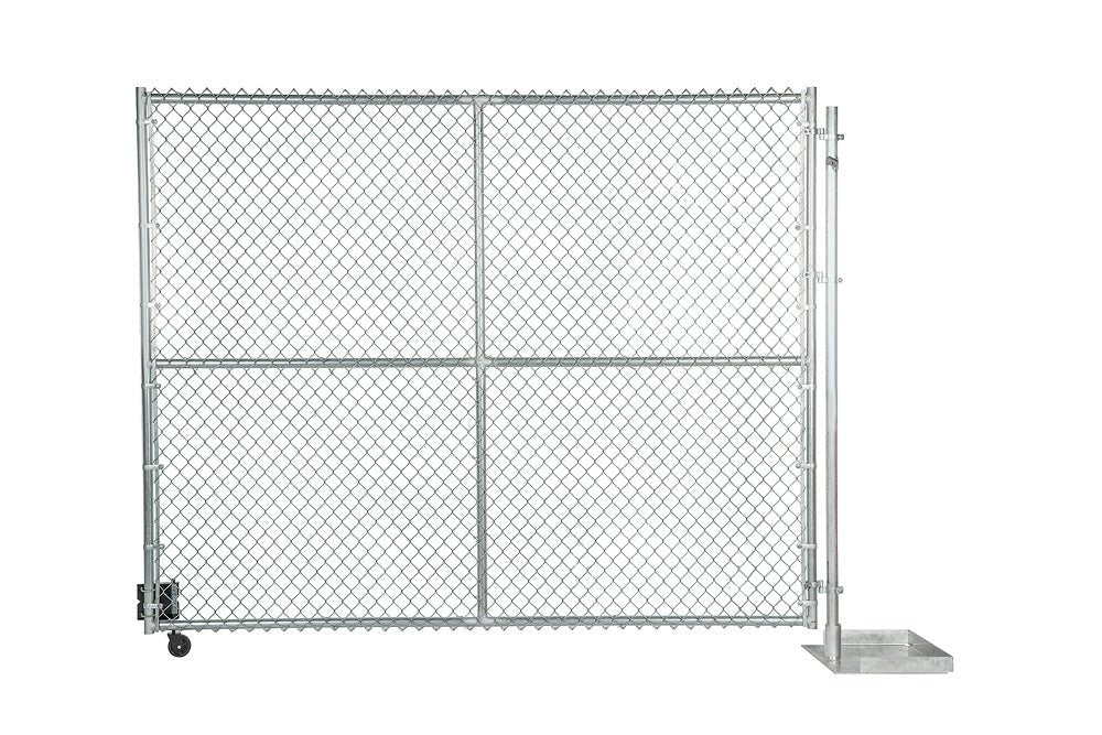 Barricade Fence Gate - Temporary Site Access Point - BarrierHQ.com