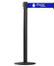 Belt Stanchion For Harsh Outdoor & Marine Environments, 3" Extra Wide Belt, 11 ft. - WPro 250 Xtra - BarrierHQ.com