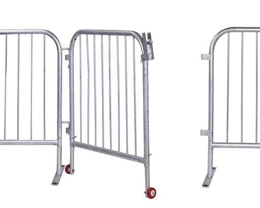 Classic Crowd Control Steel Barricade Gate Pedestrian Access - BarrierHQ.com