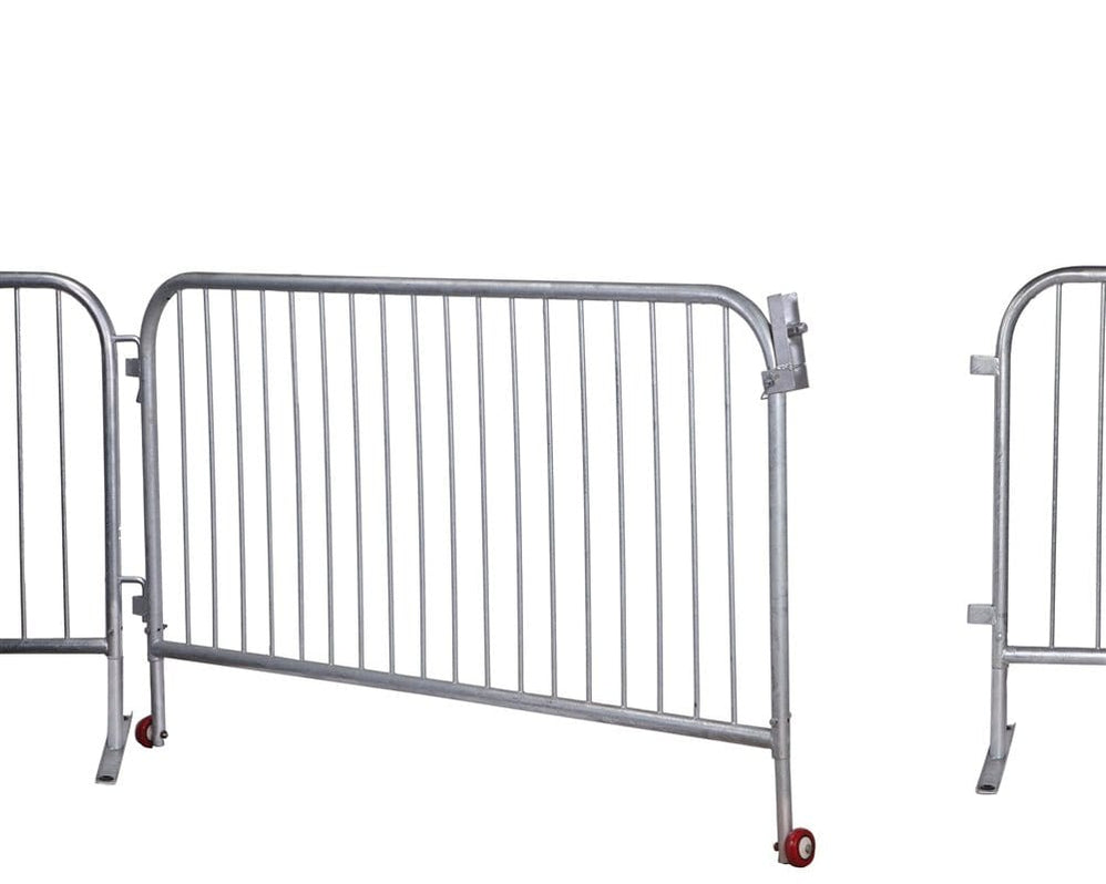 Classic Crowd Control Steel Barricade Gate Vehicle Access —