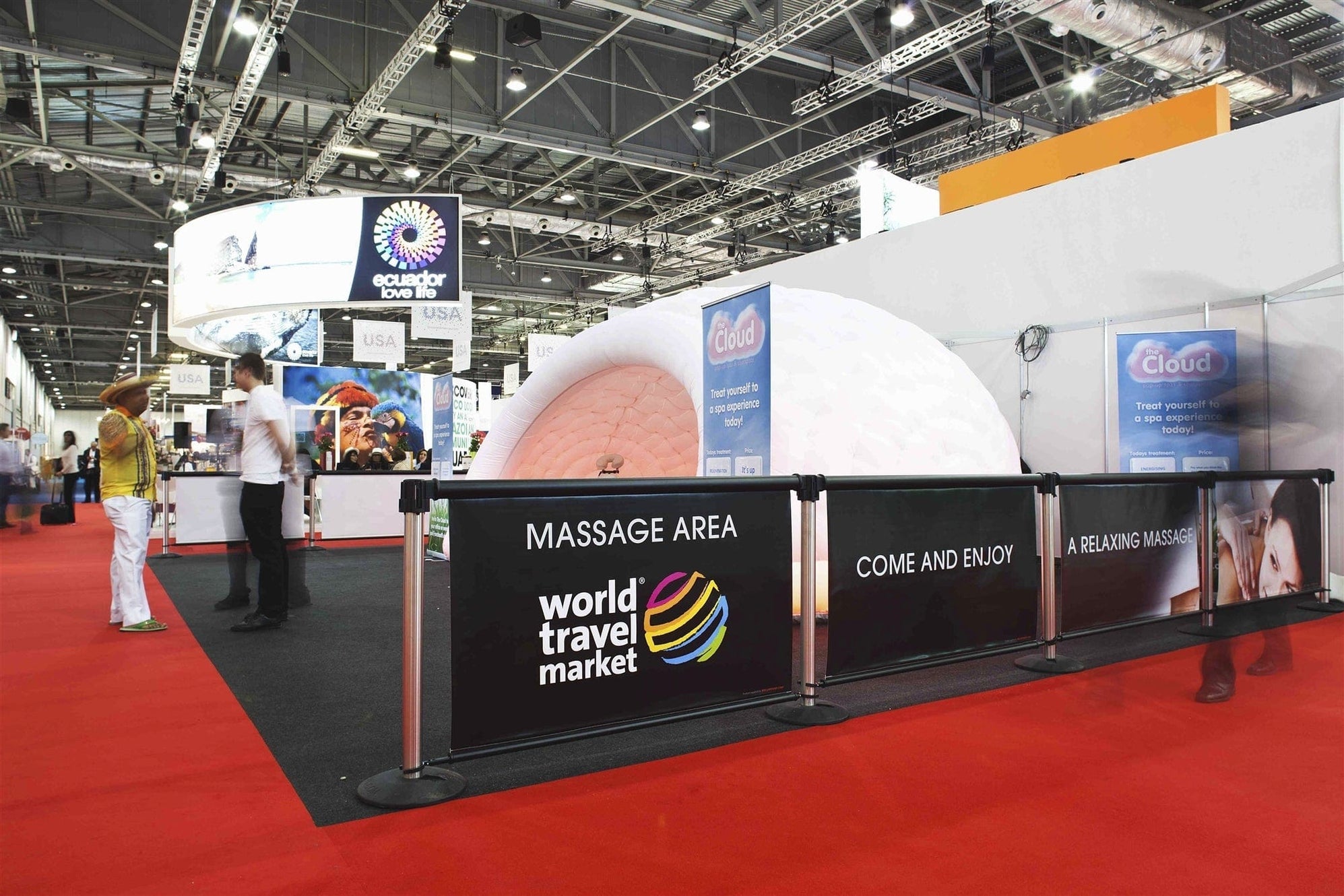 Crowd Control Advertising Retractable