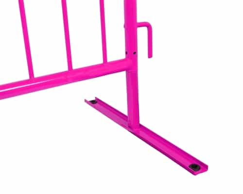 Crowd Control Steel Barricade - Pink - BarrierHQ.com