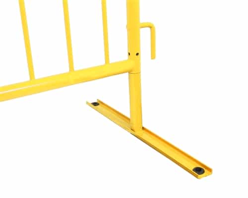 Crowd Control Steel Barricade - Yellow - BarrierHQ.com
