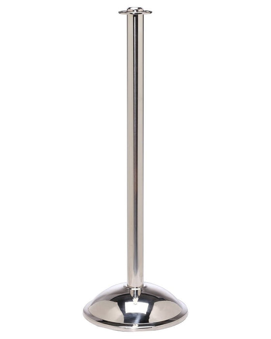 Economy Rope Stanchion Flat Top - BarrierHQ.com