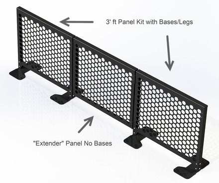 "Essential" Restaurant Patio Partitions