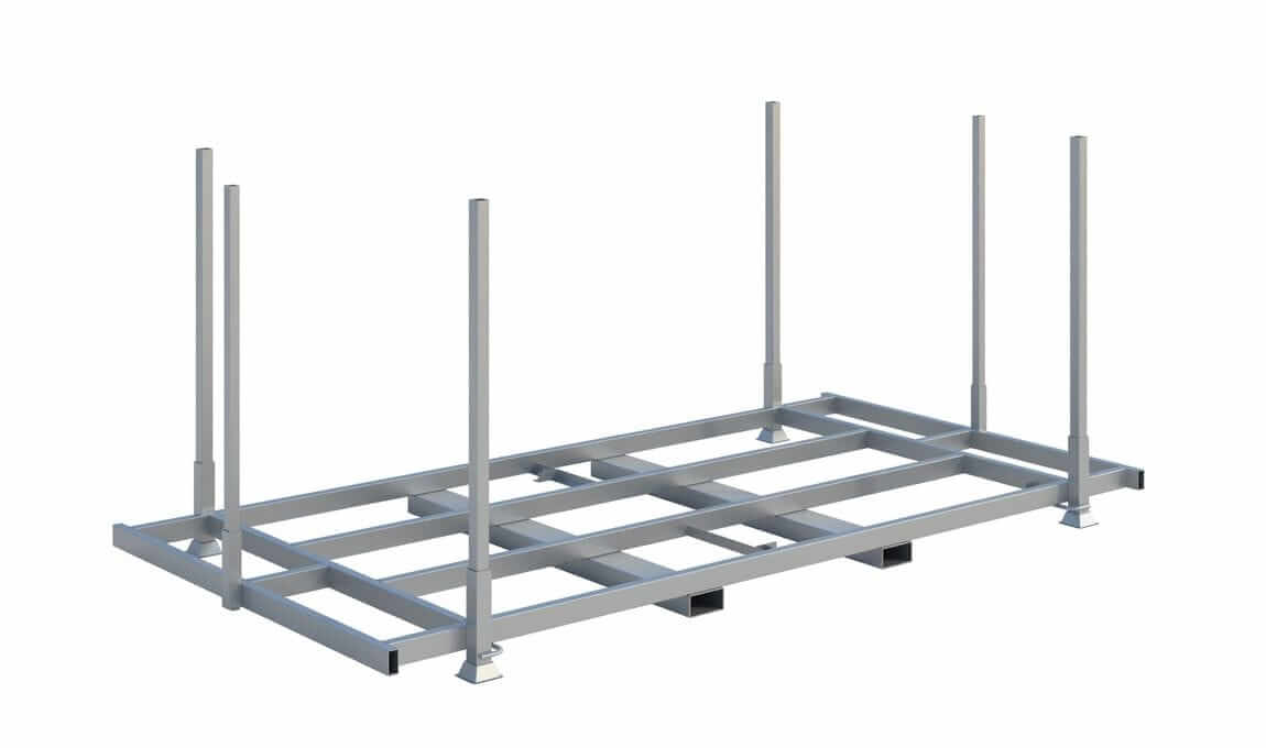 Portable Storage Fence Racks Fence Panel Storage Stillage Fits 35 6 ft Panels Stackable