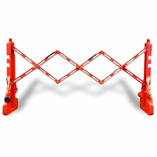 FlexMaster Red 7.5' ft. Barricade (Plastic) - BarrierHQ.com