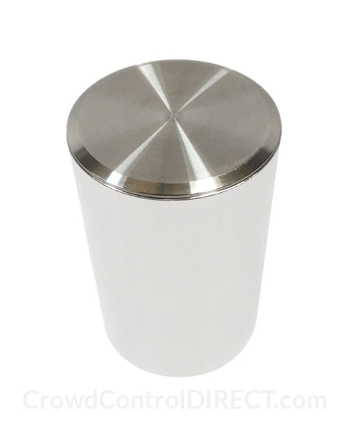 Floor SOCKET CAP for Museum Stanchions with Elastic Single Cord Stainless Steel - BarrierHQ.com