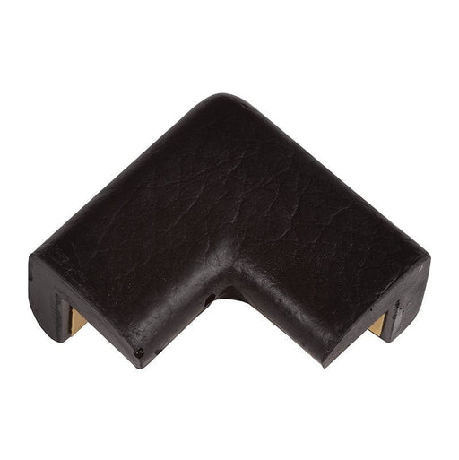Knuffi 2D Model E Protective Corners Black - Indoor Bumper Guards - BarrierHQ.com