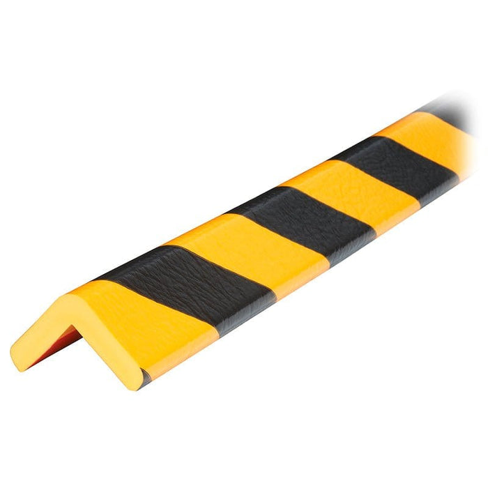 Knuffi Frost Model H Corner Bumper Guard Black/Yellow 1M - Polyurethane Guard - BarrierHQ.com