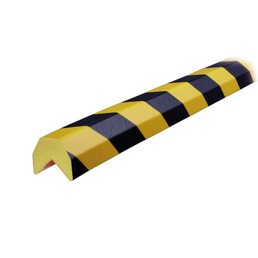 Knuffi Model AA Corner Bumper Guard Black/Yellow 5M - Wall Protection - BarrierHQ.com