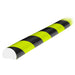 Knuffi Model C Surface Bumper Guard Fluorescent Black/Yellow 1M - Flexible Bumper Guards - BarrierHQ.com