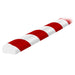 Knuffi Model C Surface Bumper Guard Red/White 5M - Wall Protection Kit - BarrierHQ.com