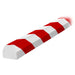 Knuffi Model CC Surface Bumper Guard Red/White 5M - Warning Guards - BarrierHQ.com