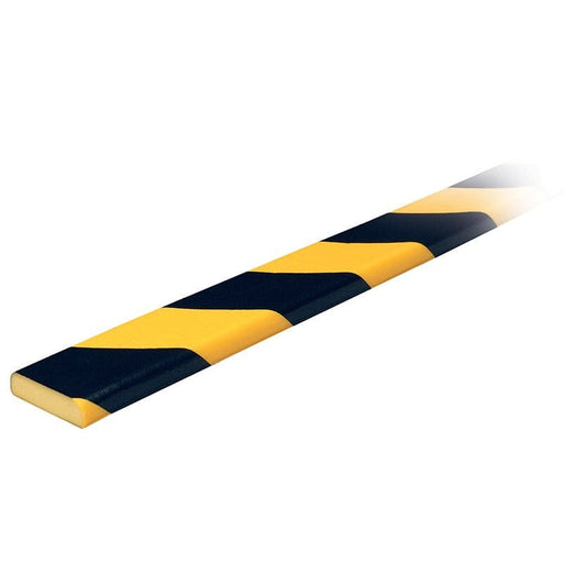 Knuffi Model F Surface Bumper Guard Black/Yellow 1M - Surface Guards - BarrierHQ.com