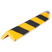 Knuffi Model H Corner Bumper Guard Black/Yellow 1M - Warehouse Bumper Guards - BarrierHQ.com