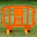 Minit 49" Portable Plastic Crowd Control Barriers Orange - BarrierHQ.com