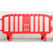 Movit 78" Portable Plastic Crowd Control Barriers Red - BarrierHQ.com