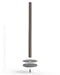 Museum & Art Gallery Stanchion, 16" Tall with Surface Mounted (Fixed) Base - BarrierHQ.com