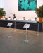Museum & Art Gallery Stanchion Signage, 45 degree angle - BarrierHQ.com