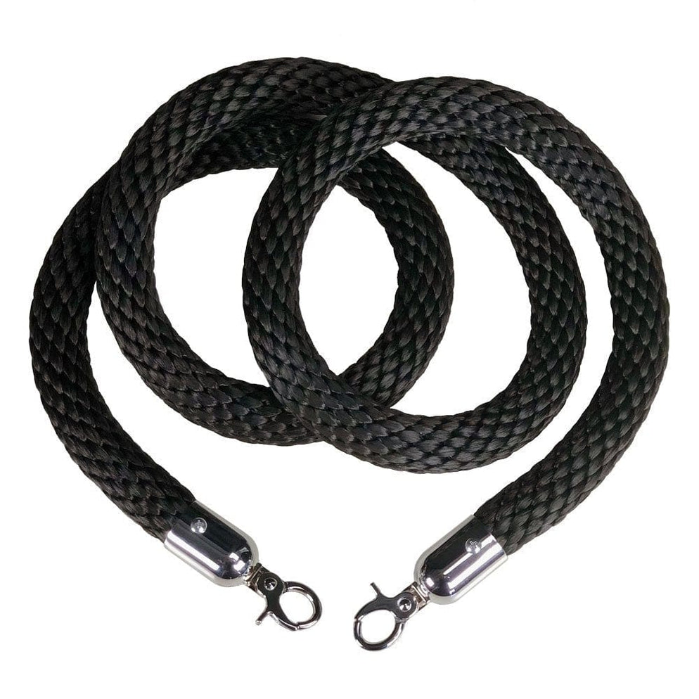 Museum Rope Black Elegant Braided Rope 1 diam 718